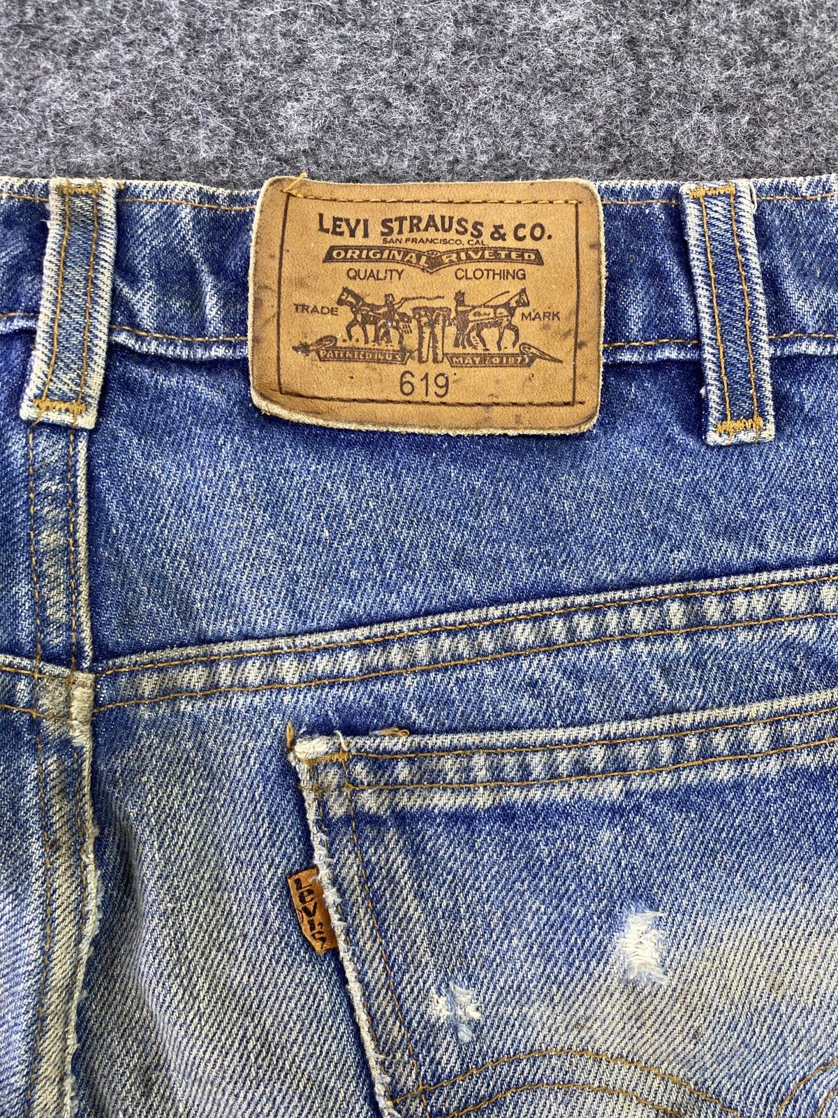 Levi's VINTAGE 90s LEVI'S 619 BLUE WASH JEANS - J646 Size US 34 / EU 50 - 8 Thumbnail