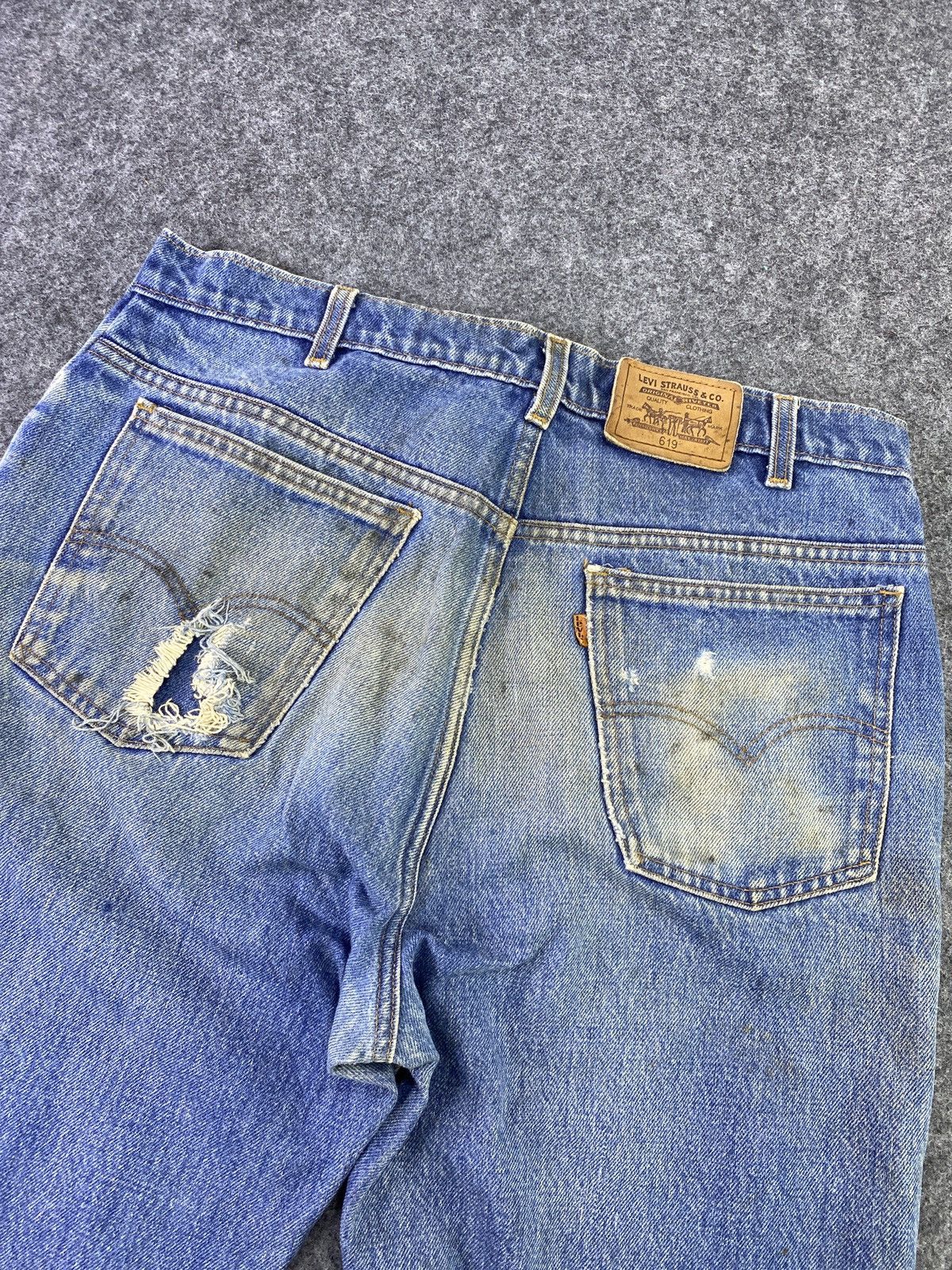 Levi's VINTAGE 90s LEVI'S 619 BLUE WASH JEANS - J646 Size US 34 / EU 50 - 9 Thumbnail