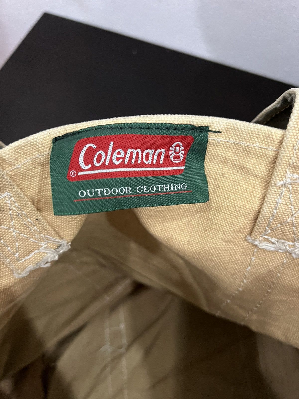 Coleman Vintage Coleman Heavy Duty Canvas Classic Big Size Tote Bag Size ONE SIZE - 4 Thumbnail