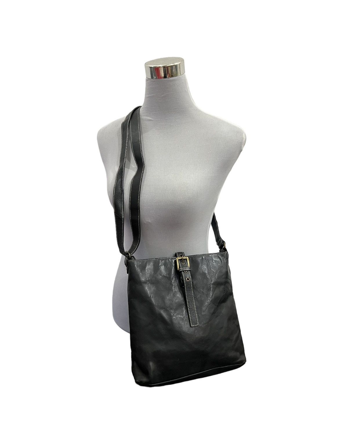 Kansai Yamamoto Kansai Bis Leather Sling Bag Size ONE SIZE - 1 Thumbnail