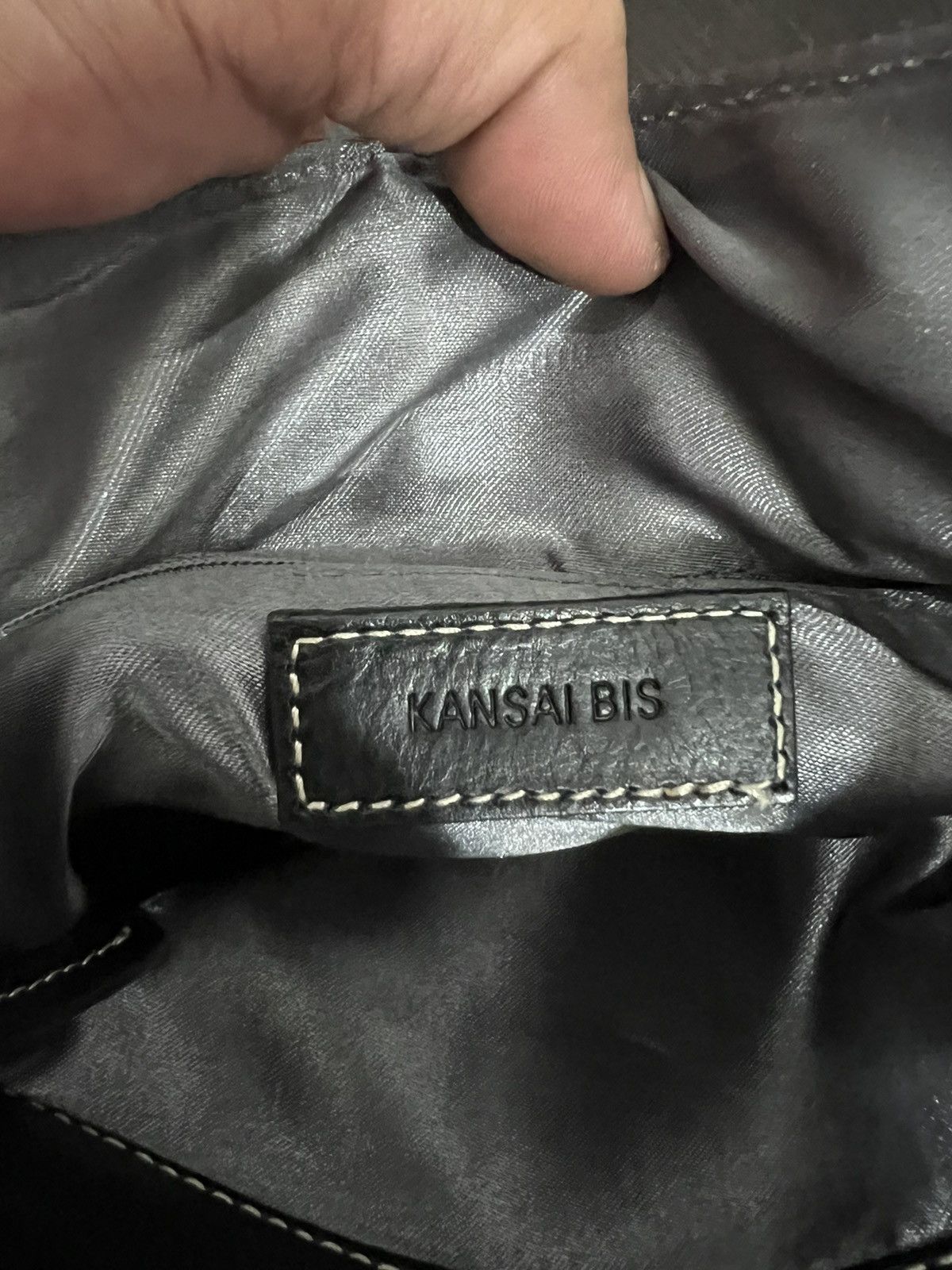 Kansai Yamamoto Kansai Bis Leather Sling Bag Size ONE SIZE - 7 Thumbnail