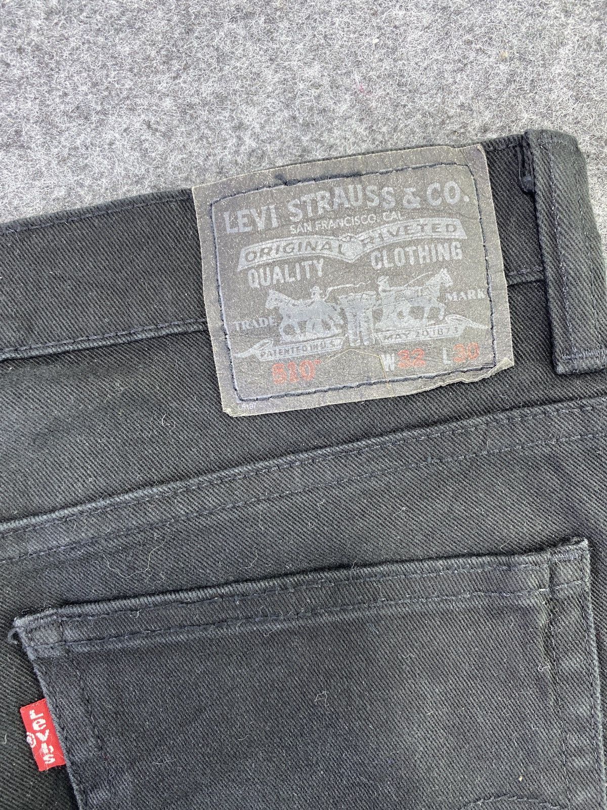 Levi's VINTAGE LEVI'S 510 BLACK JEANS - J645 Size US 32 / EU 48 - 9 Thumbnail