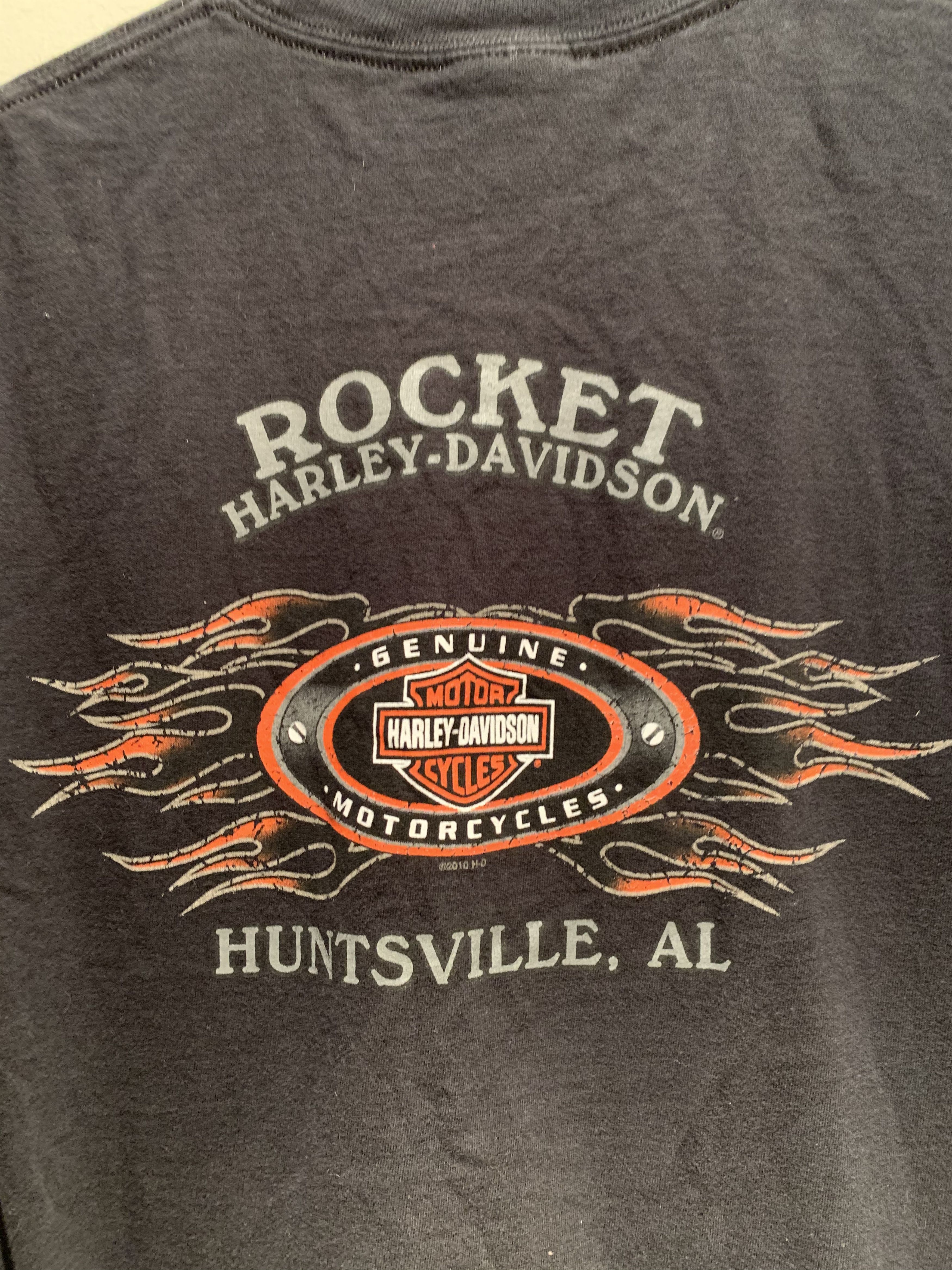 Harley Davidson × Vintage *RARE* 2010 Harley Davidson Huntsville Alabama T-Shirt - M Size US M / EU 48-50 / 2 - 3 Thumbnail