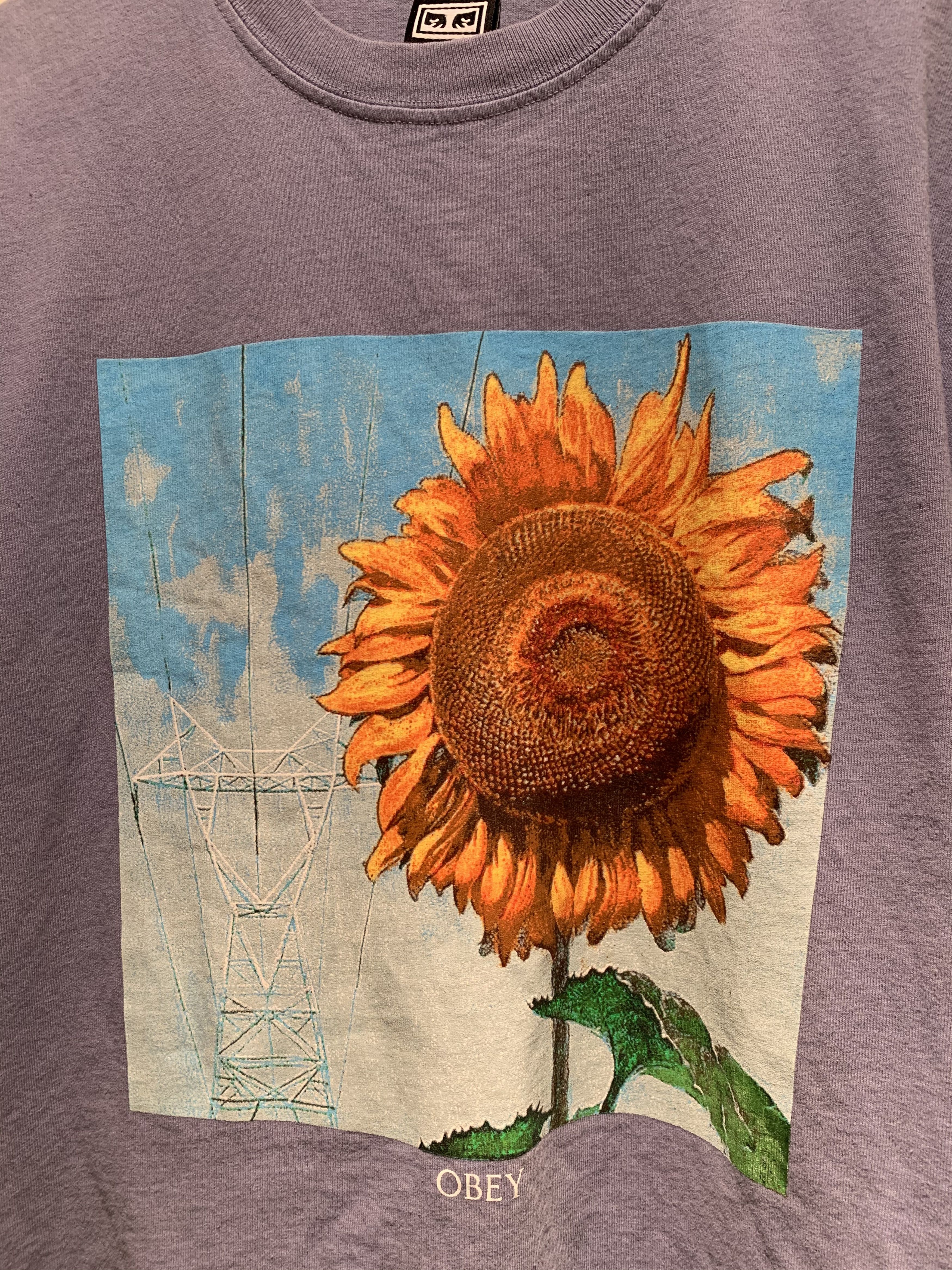 Designer × Obey *RARE* Obey Sunflower Power Heavyweight T-Shirt - M Size US M / EU 48-50 / 2 - 2 Thumbnail