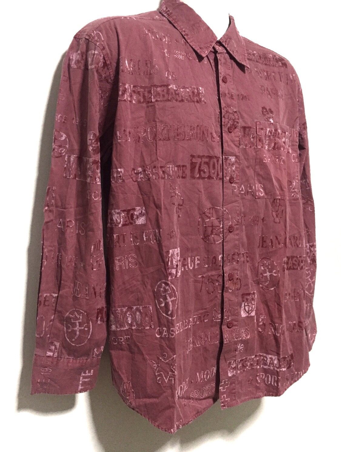 Jean Charles De Castelbajac × Vintage Vintage Jean Charles de Castelbajac Shirts Overprint Shirts Size US L / EU 52-54 / 3 - 2 Thumbnail