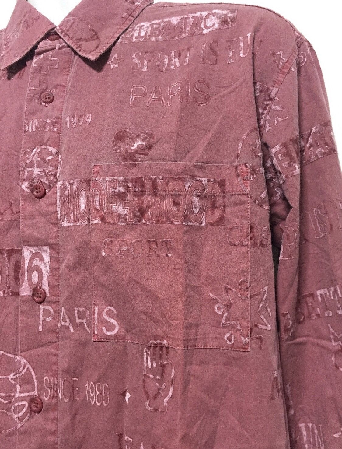 Jean Charles De Castelbajac × Vintage Vintage Jean Charles de Castelbajac Shirts Overprint Shirts Size US L / EU 52-54 / 3 - 5 Thumbnail