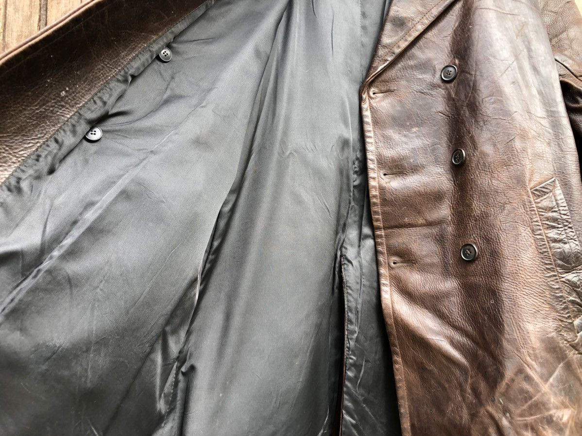 A.P.C. 💥Rare💥Vintage A.P.C Leather Jacket x Luxury style Size US S / EU 44-46 / 1 - 12 Thumbnail