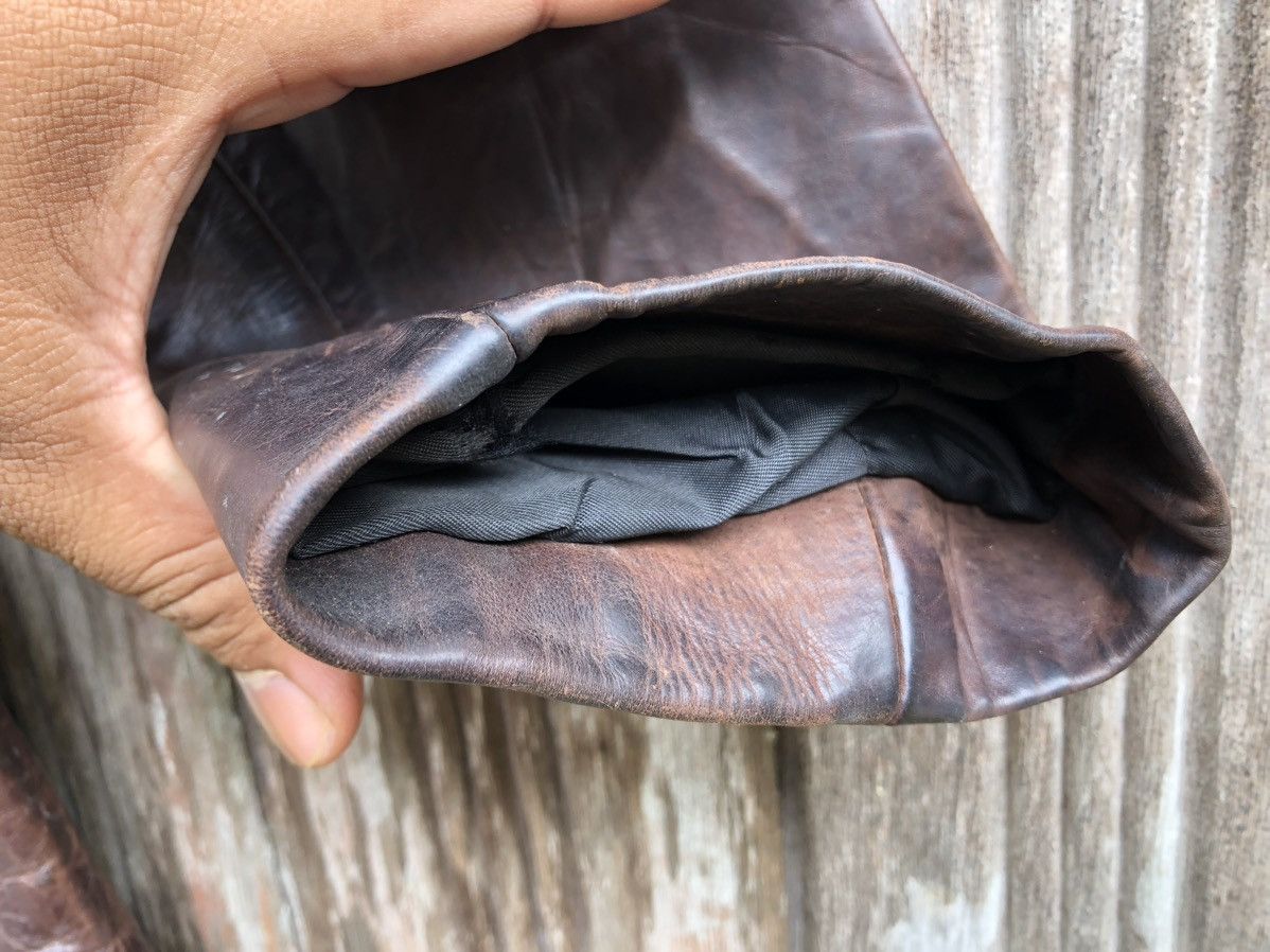 A.P.C. 💥Rare💥Vintage A.P.C Leather Jacket x Luxury style Size US S / EU 44-46 / 1 - 8 Thumbnail