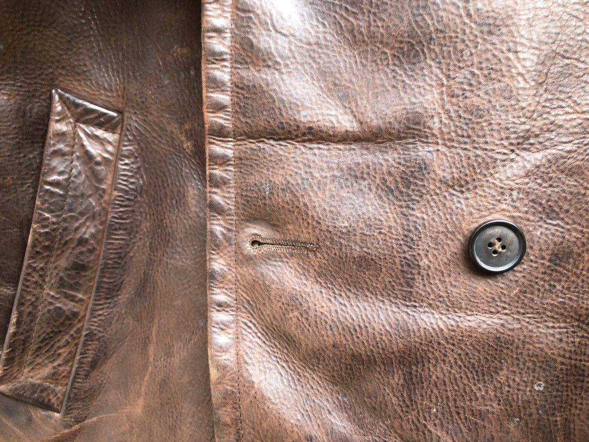 A.P.C. 💥Rare💥Vintage A.P.C Leather Jacket x Luxury style Size US S / EU 44-46 / 1 - 10 Thumbnail