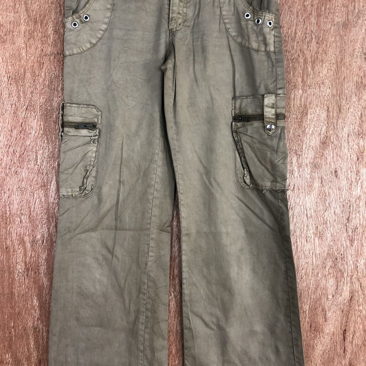 Japanese Brand Retro Cargo Pant "Clairude Masculo" Multiple Pockets Size US 26 / EU 42 - 4 Thumbnail