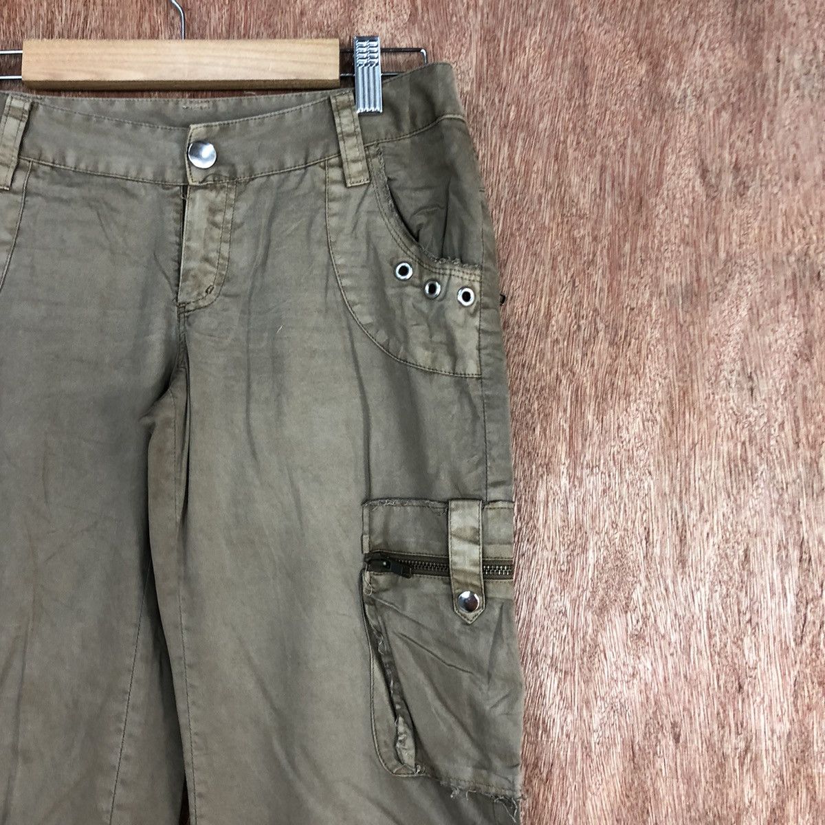 Japanese Brand Retro Cargo Pant "Clairude Masculo" Multiple Pockets Size US 26 / EU 42 - 5 Thumbnail