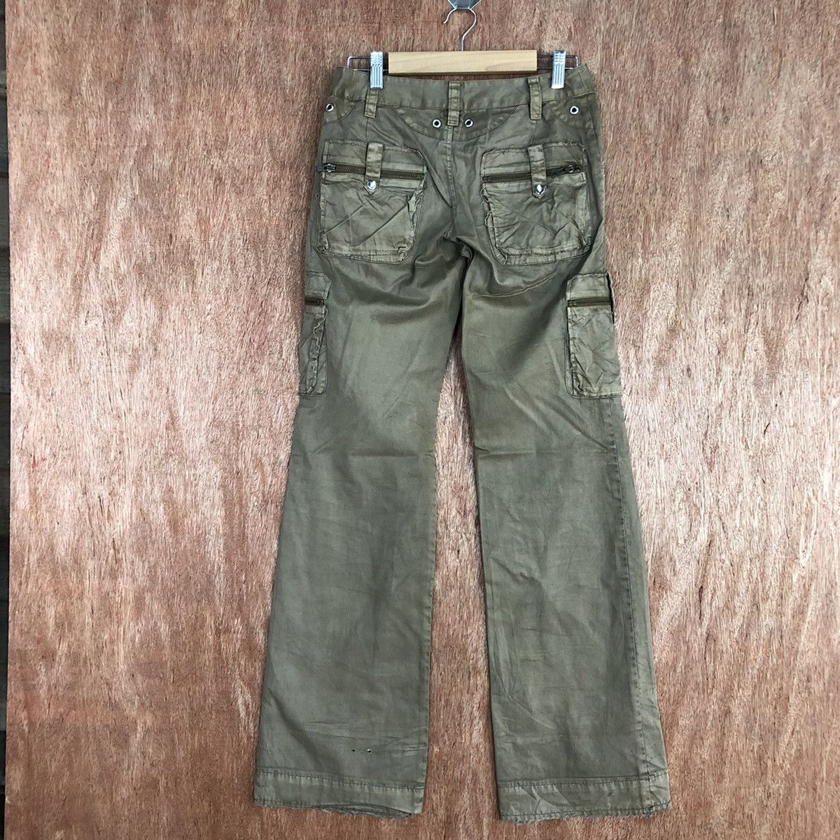 Japanese Brand Retro Cargo Pant "Clairude Masculo" Multiple Pockets Size US 26 / EU 42 - 8 Thumbnail