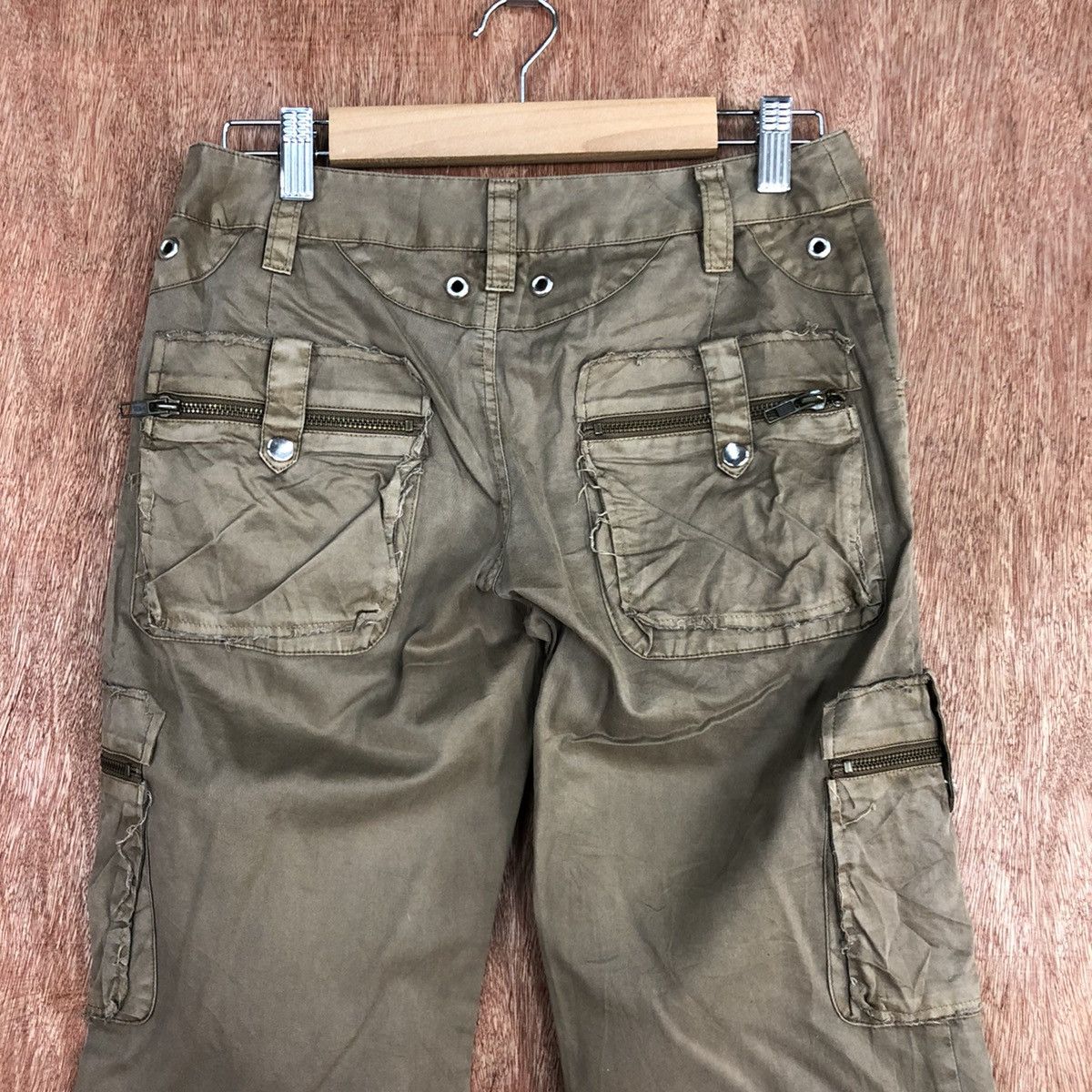 Japanese Brand Retro Cargo Pant "Clairude Masculo" Multiple Pockets Size US 26 / EU 42 - 11 Thumbnail