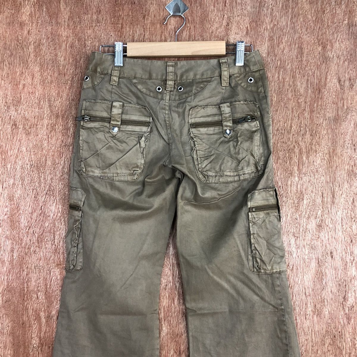 Japanese Brand Retro Cargo Pant "Clairude Masculo" Multiple Pockets Size US 26 / EU 42 - 9 Thumbnail
