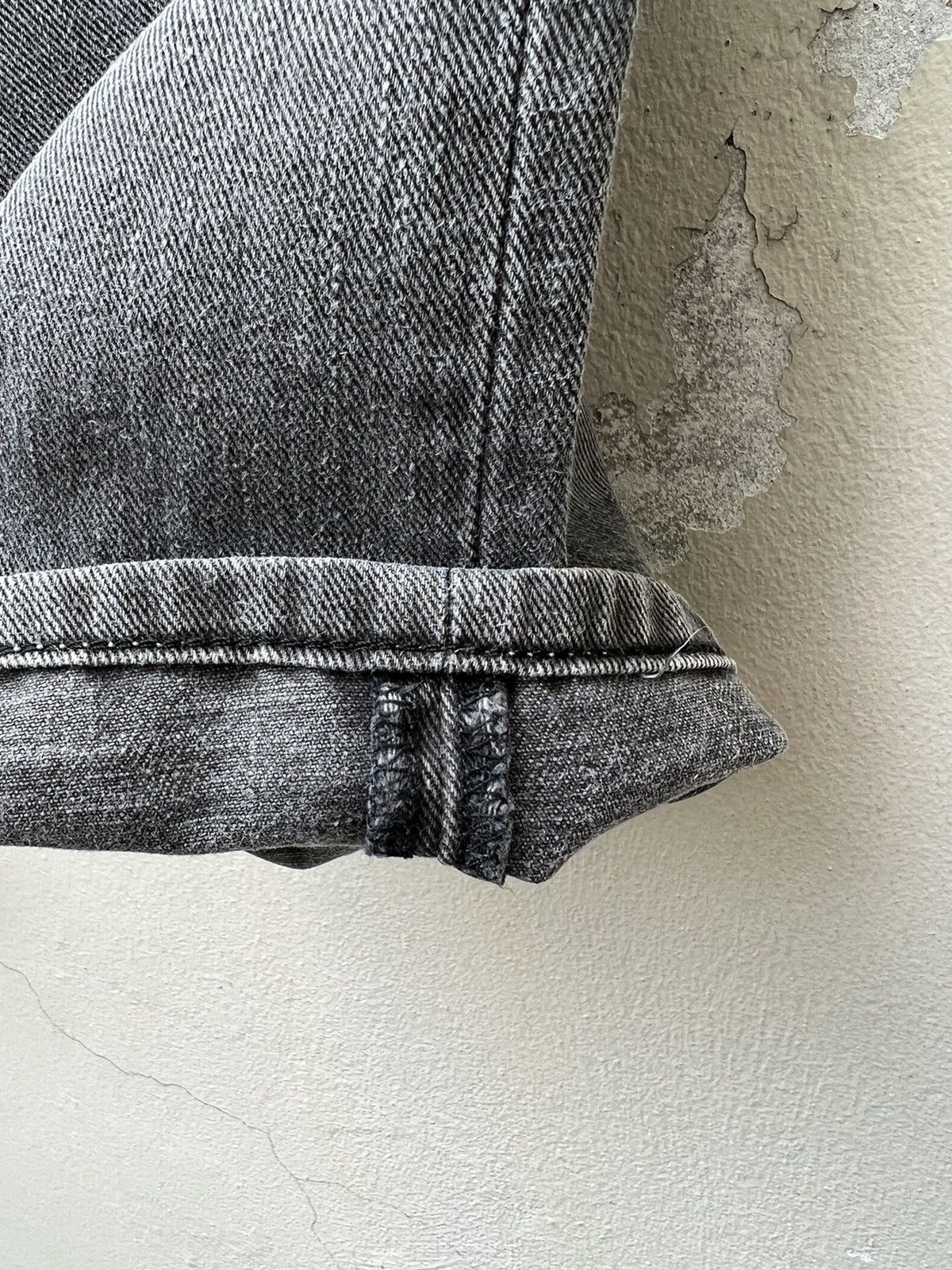 Beams Plus Flare Vintage 2000s Lee X SHJ Faded Black Denim Flare Jeans Size US 31 - 13 Thumbnail