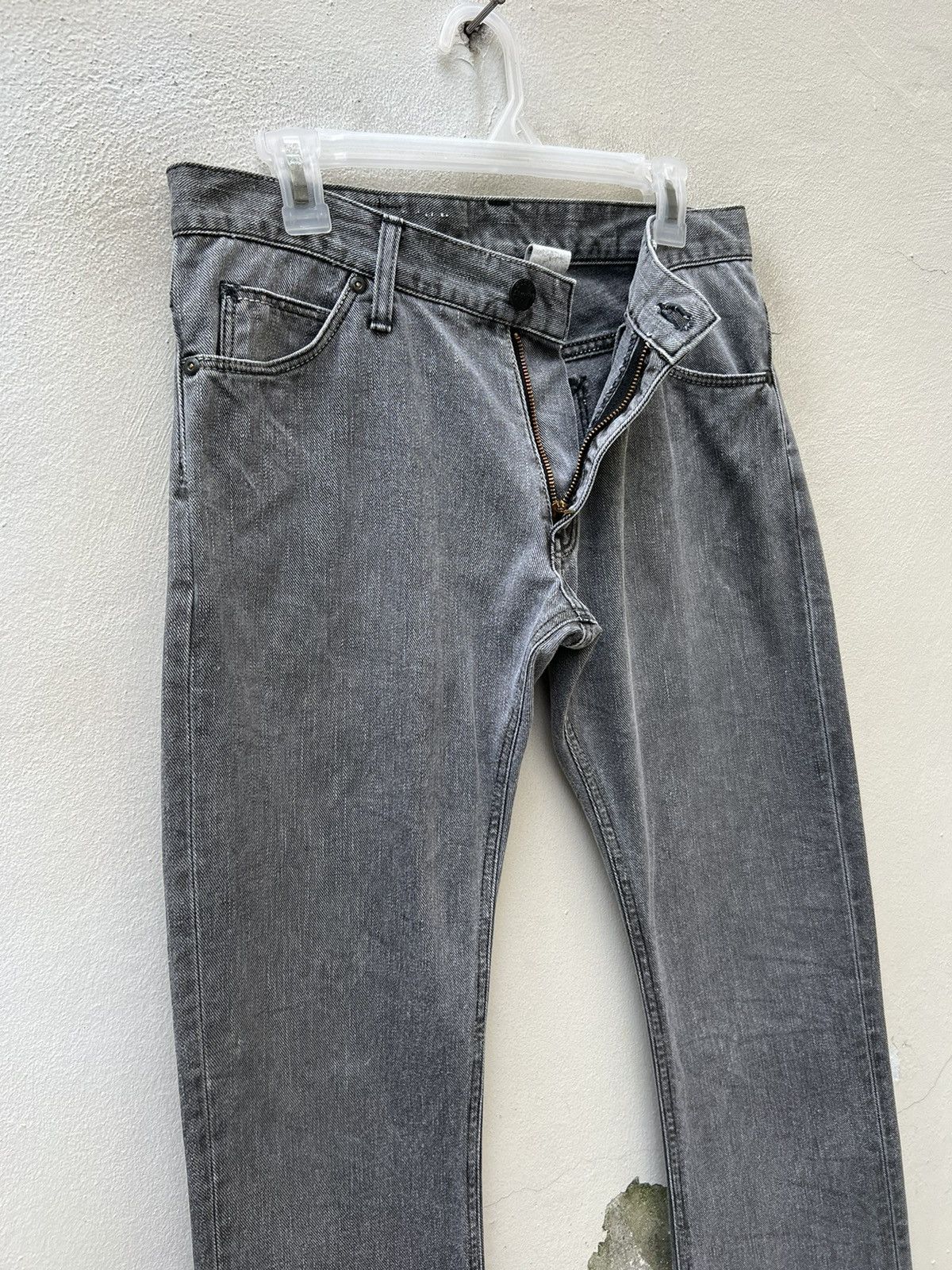 Beams Plus Flare Vintage 2000s Lee X SHJ Faded Black Denim Flare Jeans Size US 31 - 9 Thumbnail