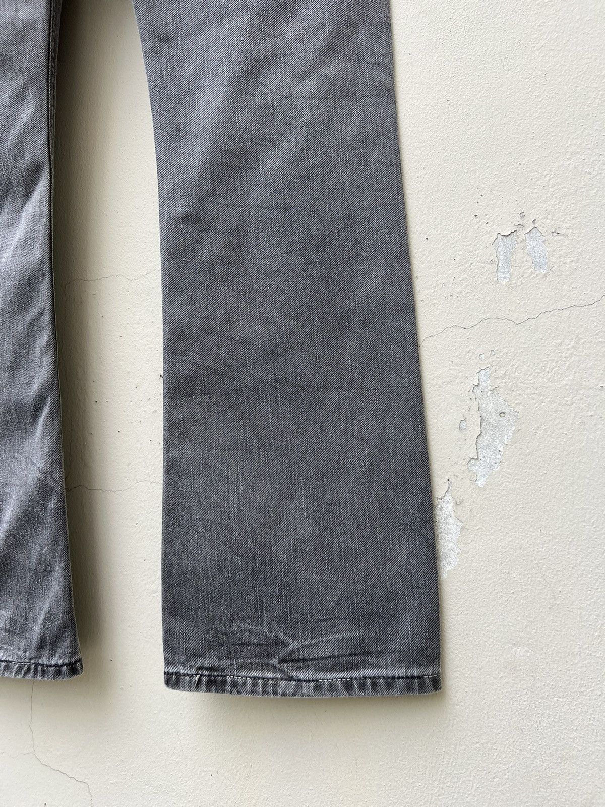 Beams Plus Flare Vintage 2000s Lee X SHJ Faded Black Denim Flare Jeans Size US 31 - 19 Thumbnail