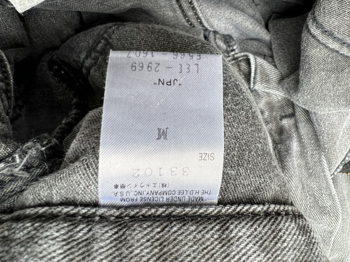 Beams Plus Flare Vintage 2000s Lee X SHJ Faded Black Denim Flare Jeans Size US 31 - 21 Thumbnail