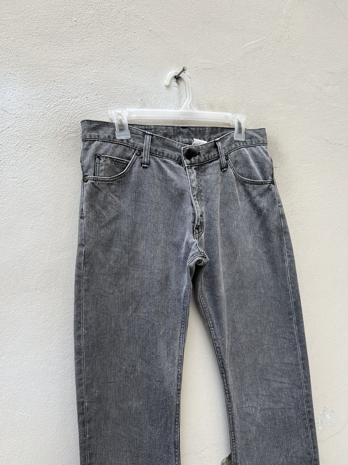 Beams Plus Flare Vintage 2000s Lee X SHJ Faded Black Denim Flare Jeans Size US 31 - 7 Thumbnail