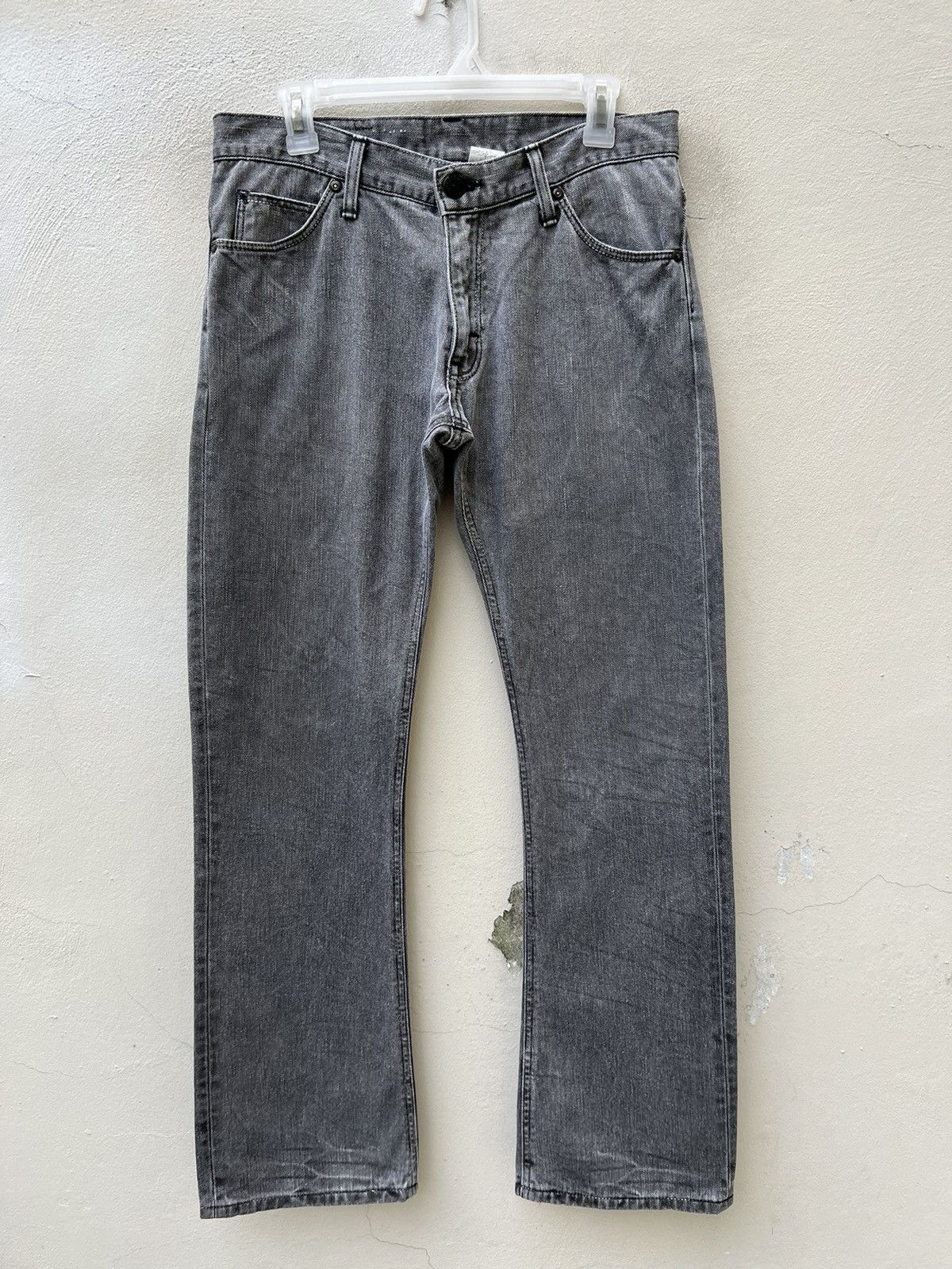 Beams Plus Flare Vintage 2000s Lee X SHJ Faded Black Denim Flare Jeans Size US 31 - 6 Thumbnail