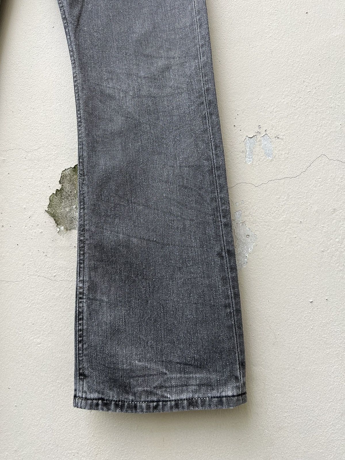 Beams Plus Flare Vintage 2000s Lee X SHJ Faded Black Denim Flare Jeans Size US 31 - 12 Thumbnail