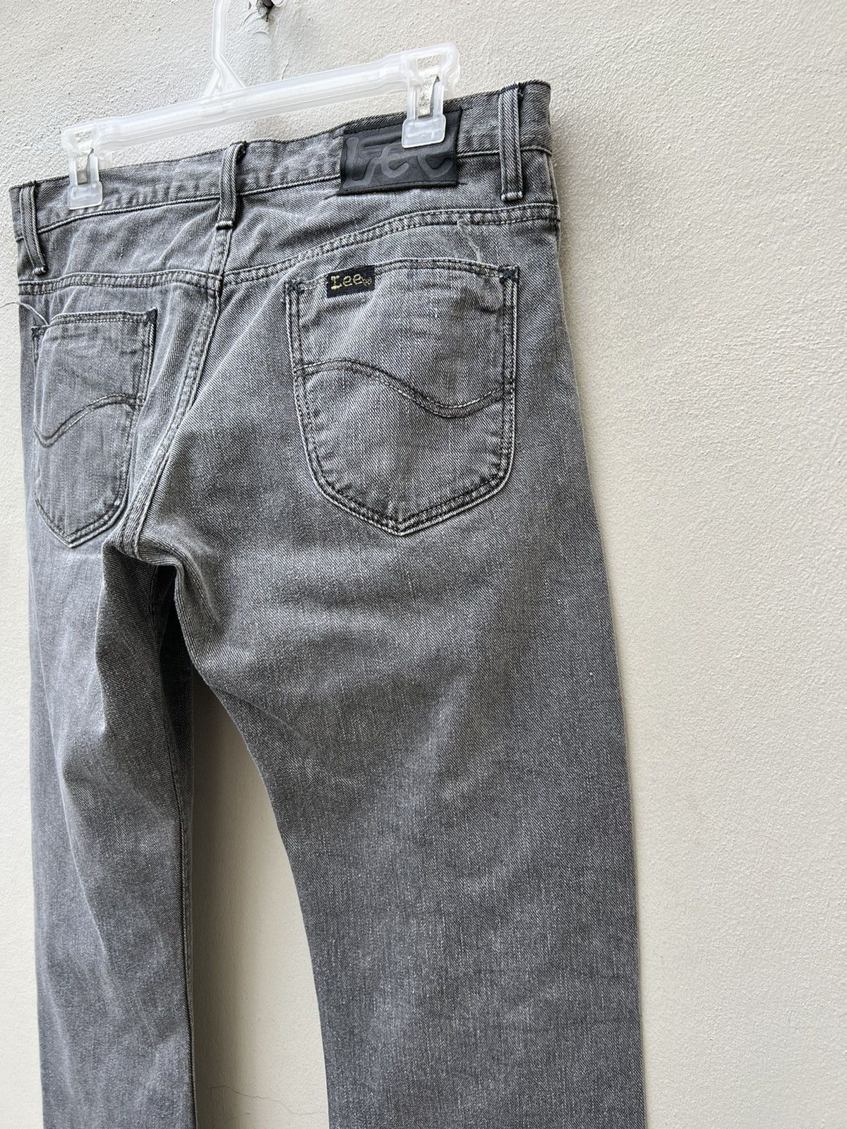 Beams Plus Flare Vintage 2000s Lee X SHJ Faded Black Denim Flare Jeans Size US 31 - 17 Thumbnail