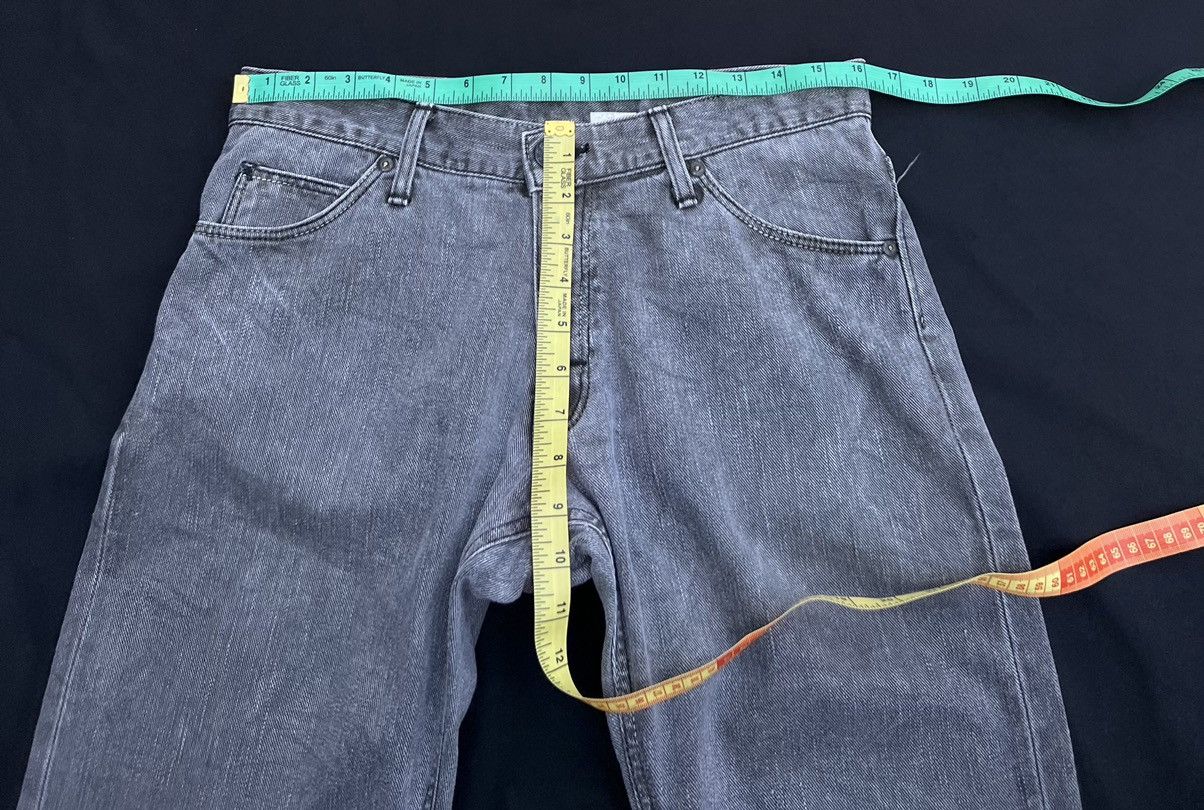Beams Plus Flare Vintage 2000s Lee X SHJ Faded Black Denim Flare Jeans Size US 31 - 2 Thumbnail