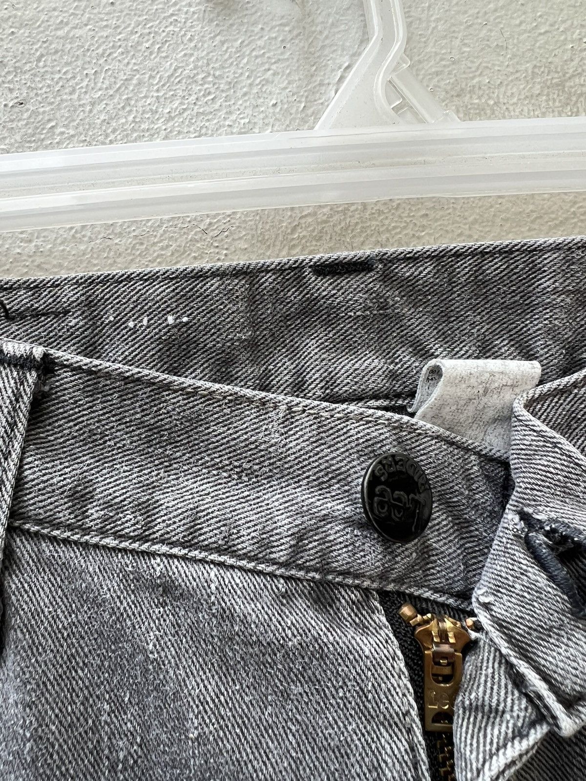 Beams Plus Flare Vintage 2000s Lee X SHJ Faded Black Denim Flare Jeans Size US 31 - 8 Thumbnail