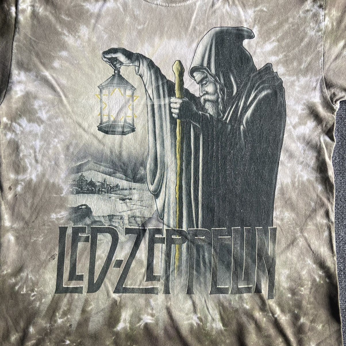 Band Tees × Led Zeppelin × Vintage Led Zeppelin American Rock Band Tye Dye Tshirt Size US L / EU 52-54 / 3 - 2 Thumbnail