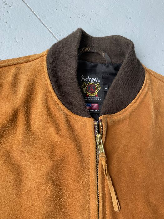 Stussy Stussy Schott Suede Leather Jacket | Grailed