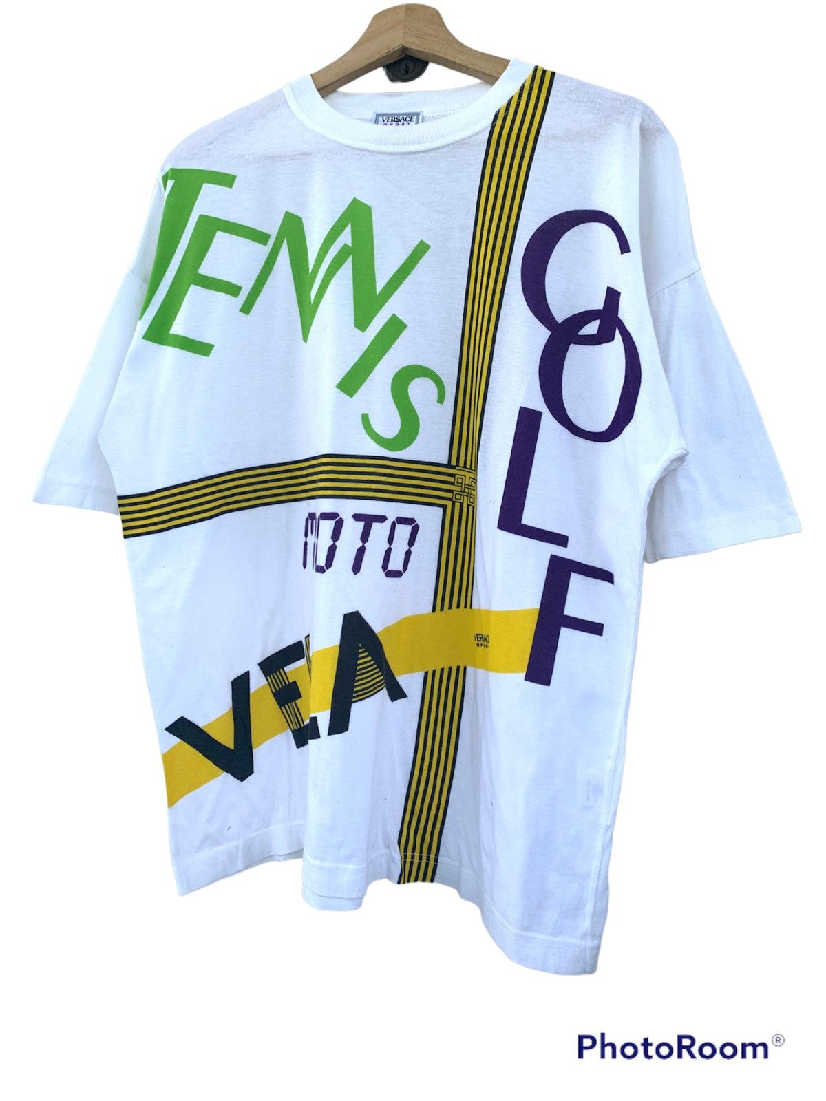 Versace Rarely Vintage Overprint Versace Sport collection Size US L / EU 52-54 / 3 - 2 Thumbnail