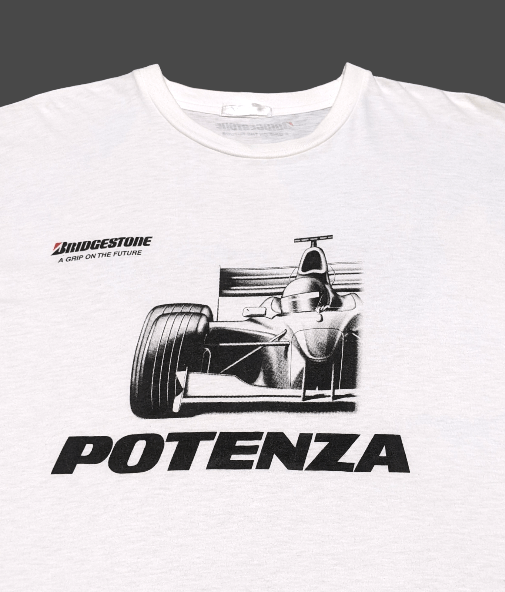 Ferrari × Vintage Vintage 90s Bridgestone Potenza F1 Motorsport T shirt Size US M / EU 48-50 / 2 - 1 Thumbnail