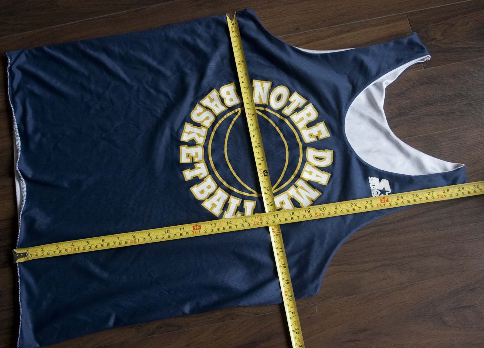 NCAA × Vintage Notre Dame Basketball Jersey Reversible Starter Vtg Size M Size US M / EU 48-50 / 2 - 4 Thumbnail