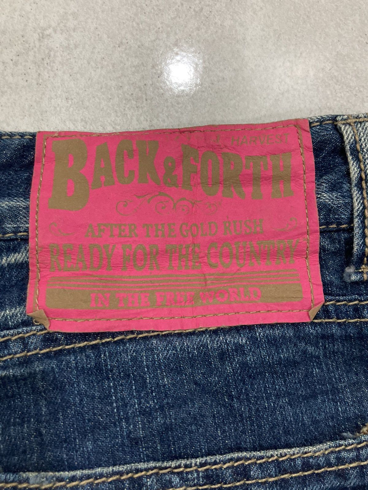 If Six Was Nine RARE Japanese Distressed Patched Streetwear Denim Size US 34 / EU 50 - 11 Thumbnail