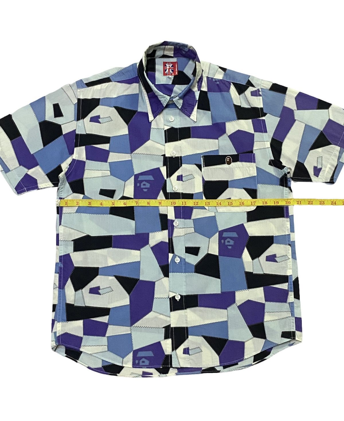 Bape A Bathing Ape Casual Short Sleave Chakered Design Size US S / EU 44-46 / 1 - 4 Thumbnail