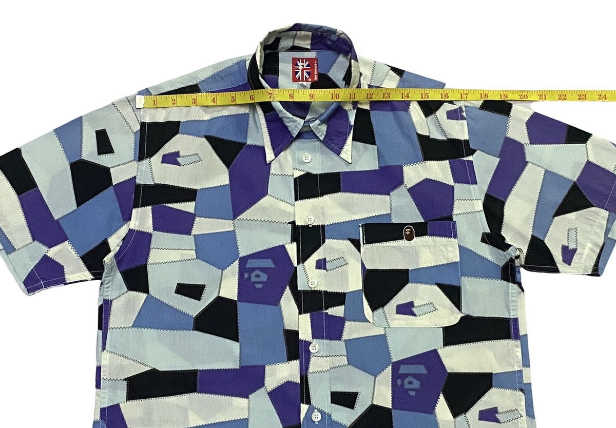 Bape A Bathing Ape Casual Short Sleave Chakered Design Size US S / EU 44-46 / 1 - 6 Thumbnail