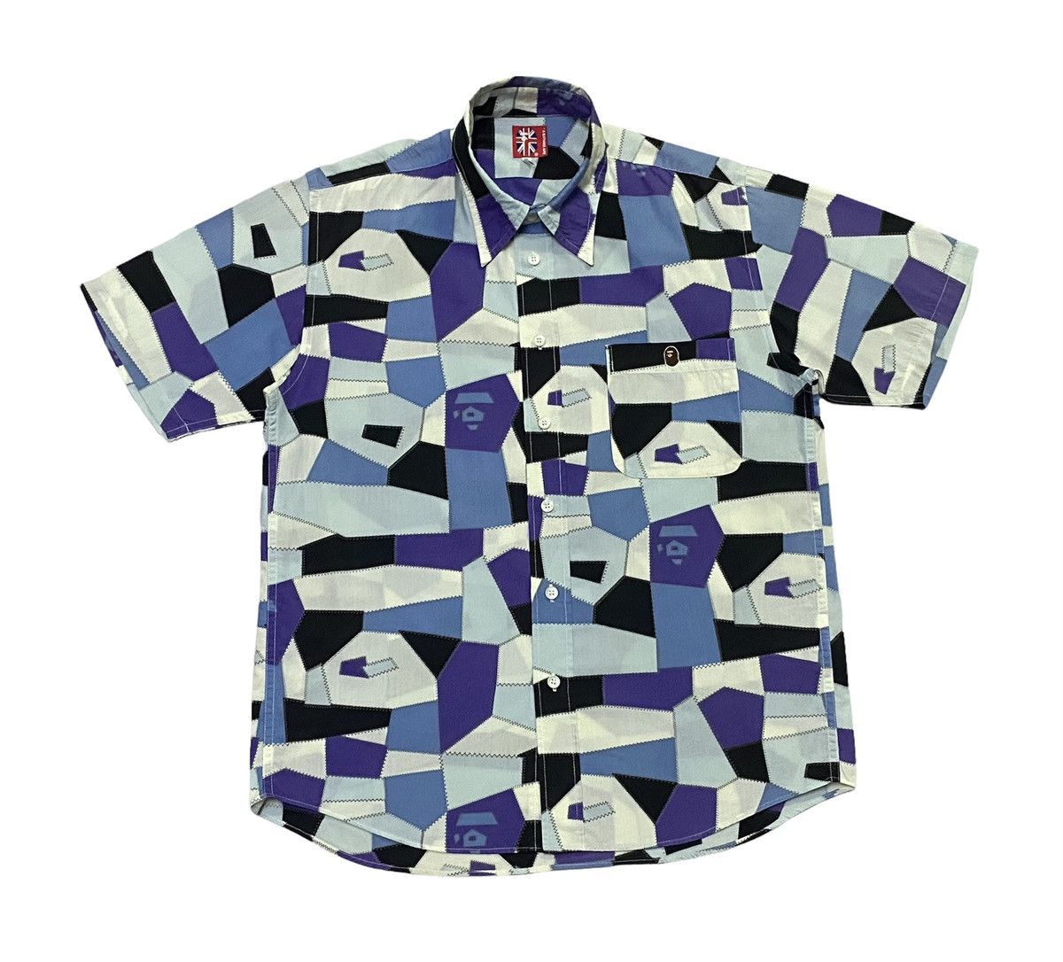 Bape A Bathing Ape Casual Short Sleave Chakered Design Size US S / EU 44-46 / 1 - 2 Thumbnail