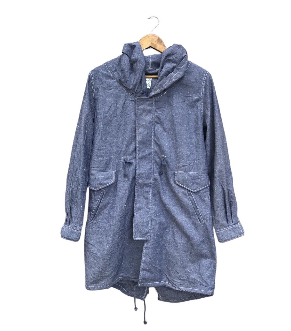 14th Addiction × Beams Plus × Indigo BEAMS HEART INDIGO JACKET NICE DESIGN Size M / US 6-8 / IT 42-44 - 1 Thumbnail