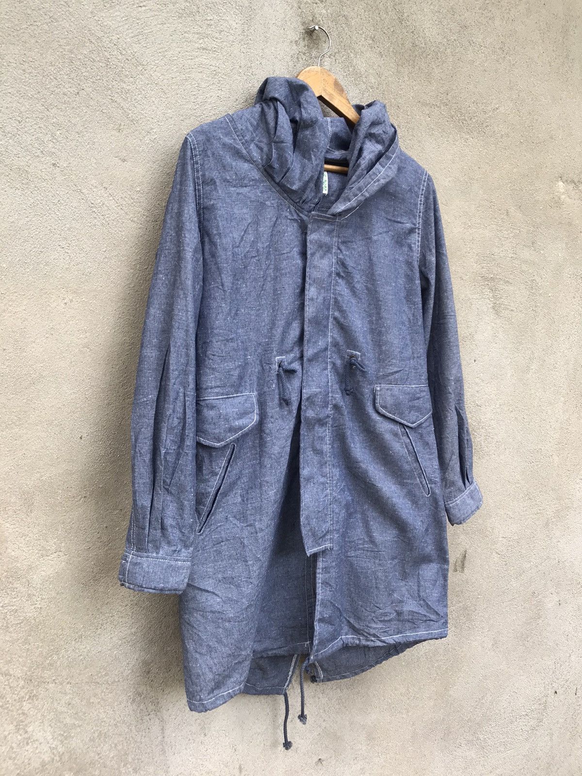 14th Addiction × Beams Plus × Indigo BEAMS HEART INDIGO JACKET NICE DESIGN Size M / US 6-8 / IT 42-44 - 4 Thumbnail
