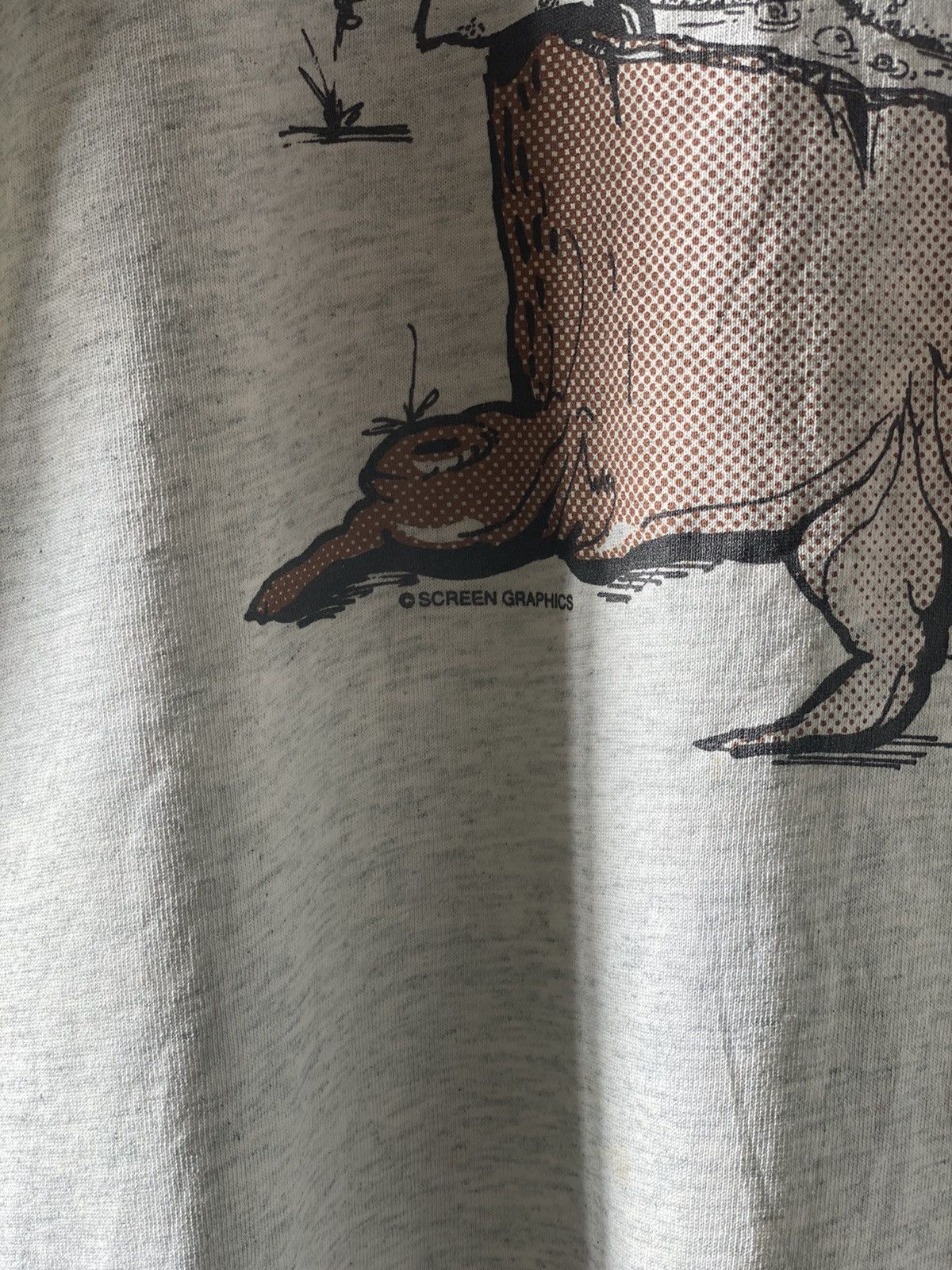 Fruit Of The Loom × Vintage Vintage x Screen Graphics x FOTL Tshirt Size US XL / EU 56 / 4 - 3 Thumbnail
