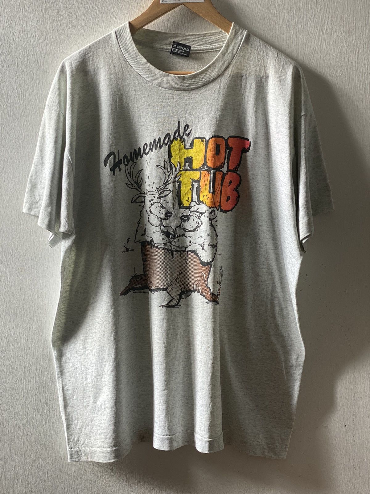 Fruit Of The Loom × Vintage Vintage x Screen Graphics x FOTL Tshirt Size US XL / EU 56 / 4 - 1 Thumbnail