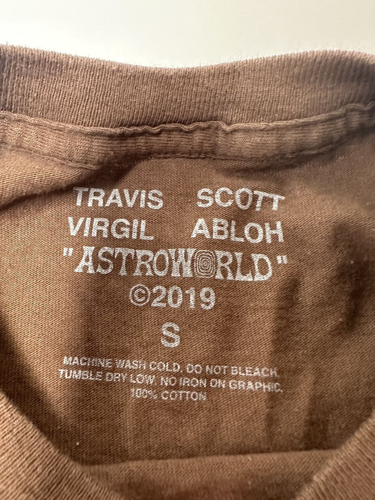 Travis Scott × Virgil Abloh Virgil Abloh for Astroworld By A Thread Birthday Jordan Tee Size US S / EU 44-46 / 1 - 3 Thumbnail