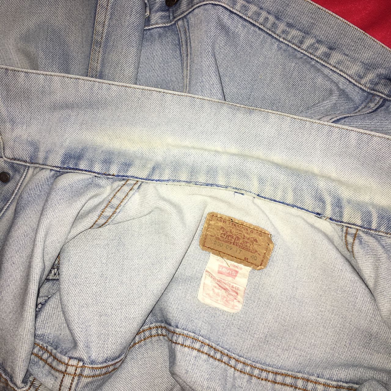 Levi's Levi's Vintage 80's Denim Jacket Size S Size US S / EU 44-46 / 1 - 7 Thumbnail