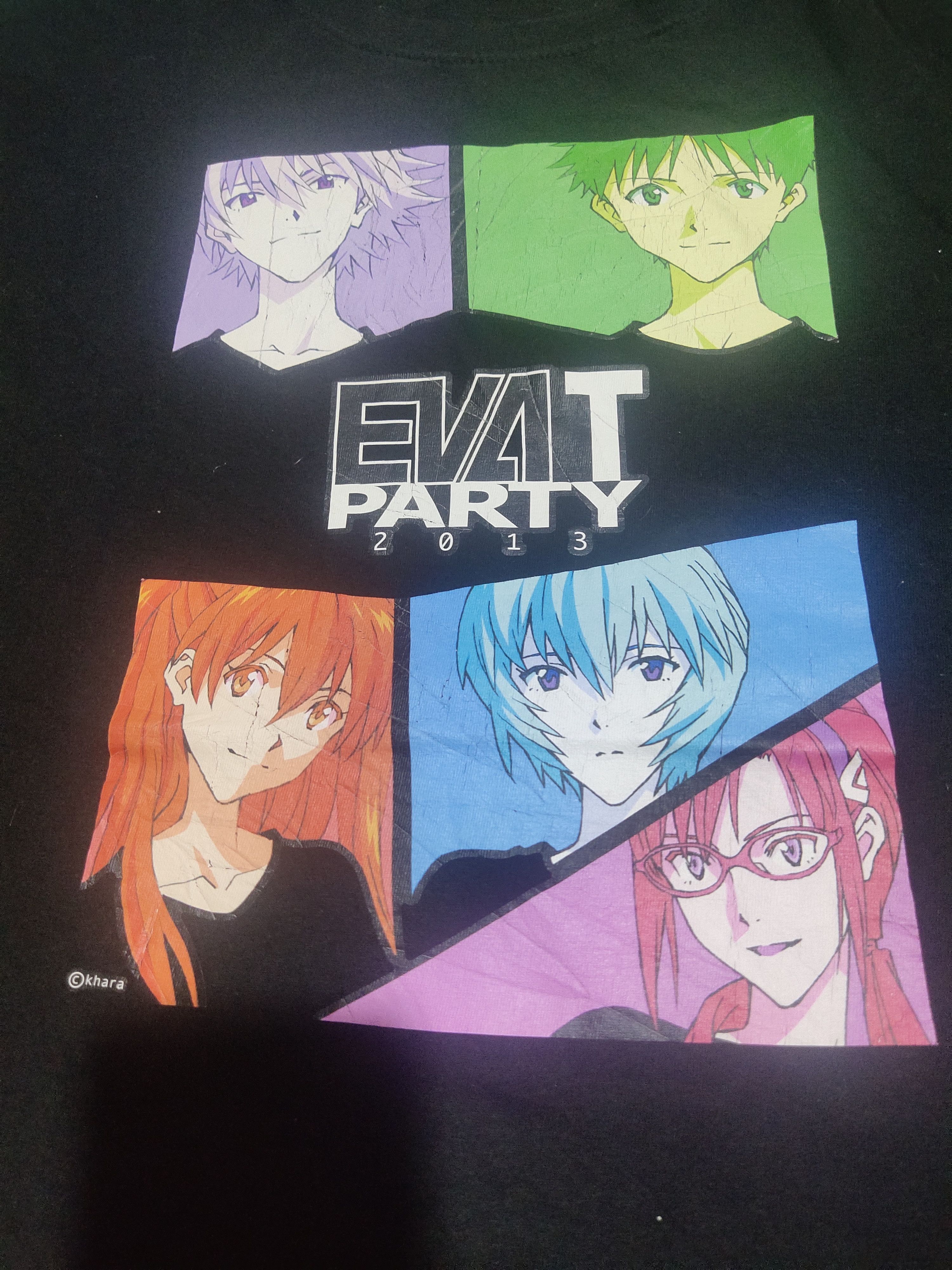 Anime × Vintage RARE EVANGELION ANIME EVA T Size US L / EU 52-54 / 3 - 4 Thumbnail