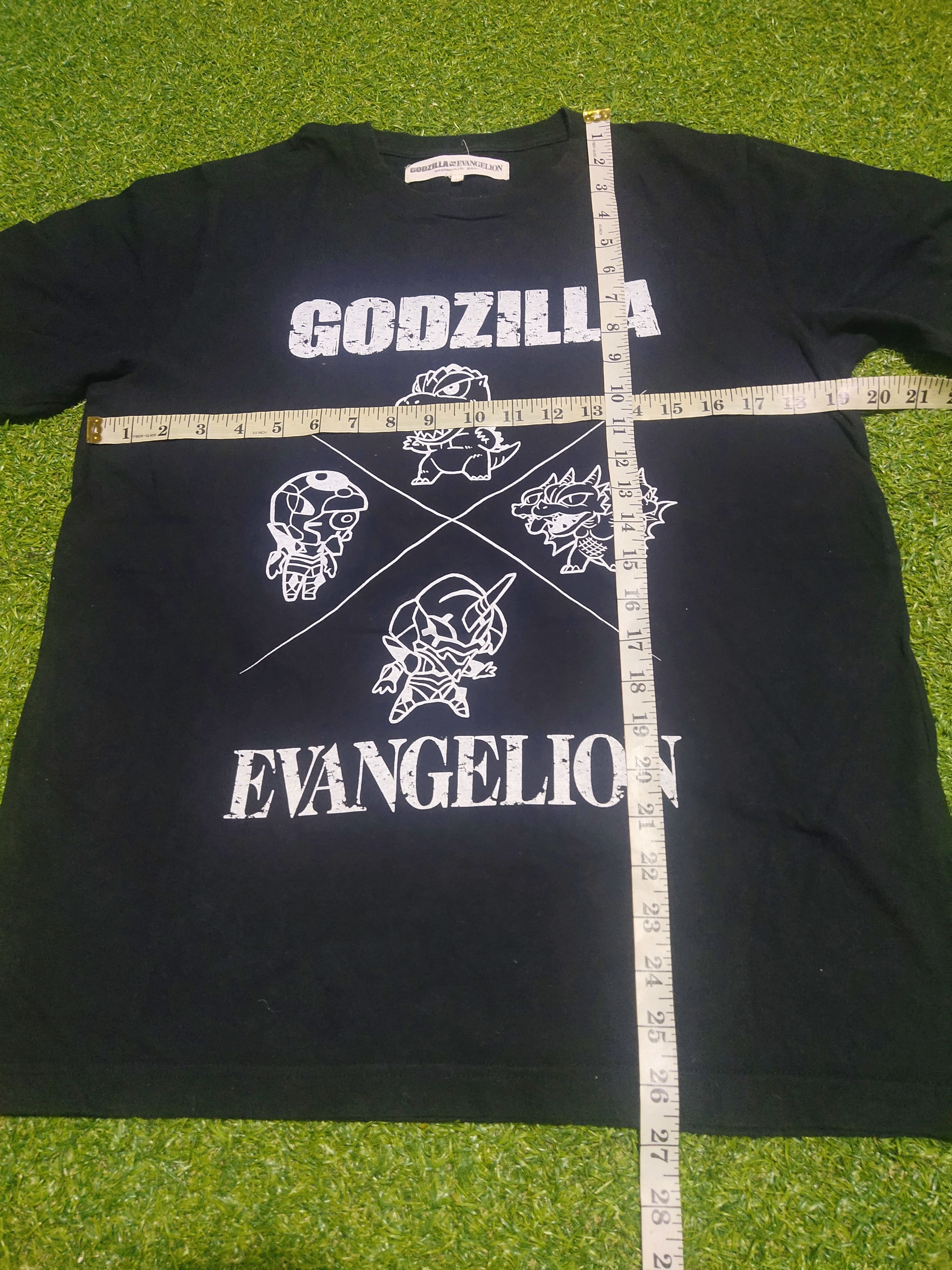 Anime × Vintage RARE EVANGELION VS GODZILLA ANIME MOVIE Size US M / EU 48-50 / 2 - 1 Thumbnail