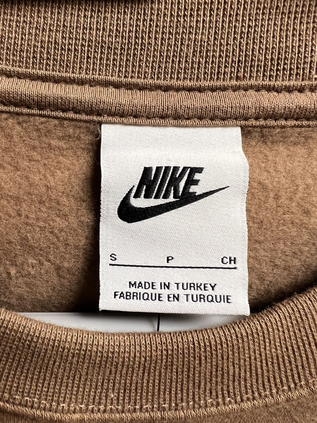 Nike Nike Brown/Light Brown Color Clash Sweater Size S / US 4 / IT 40 - 4 Thumbnail