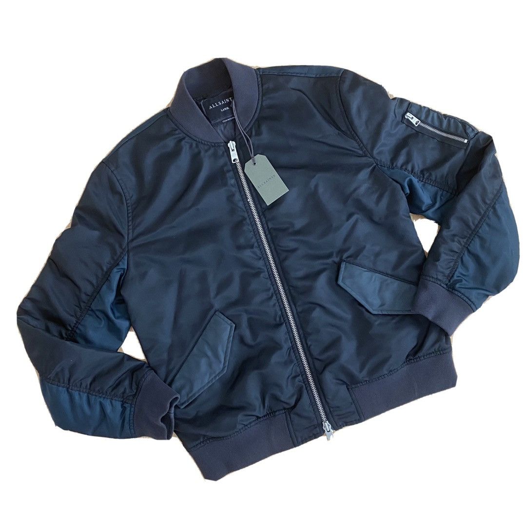 Allsaints Regulus Two Tone Bomber Jacket Size US L / EU 52-54 / 3 - 3 Thumbnail