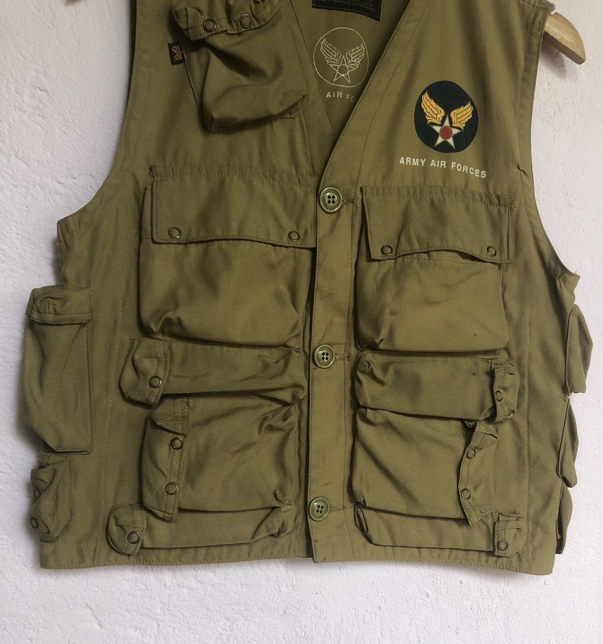 Alpha Industries Air Force Tactical Vests multi pocket Size US S / EU 44-46 / 1 - 3 Thumbnail