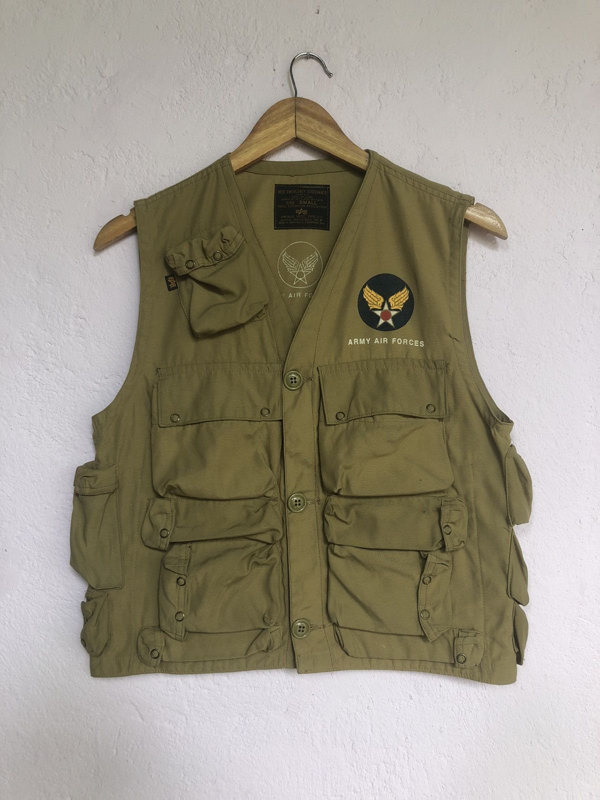 Alpha Industries Air Force Tactical Vests multi pocket Size US S / EU 44-46 / 1 - 1 Thumbnail