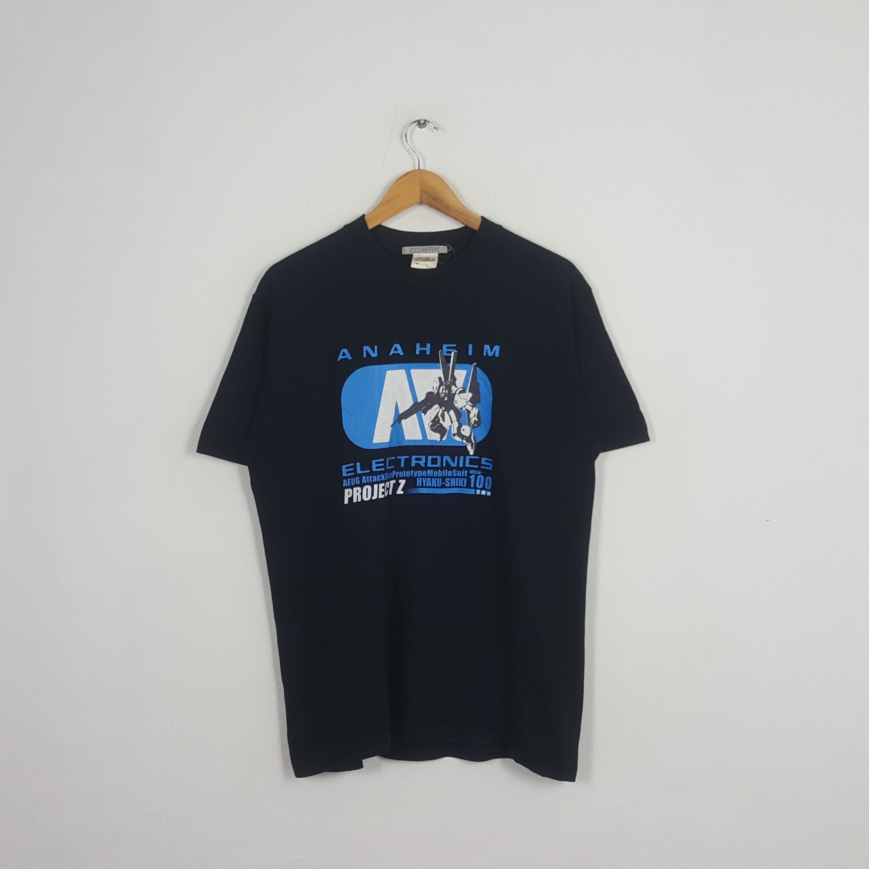 Vintage Gundam Anaheim Mobile Suit Japanese Animeted Tshirt